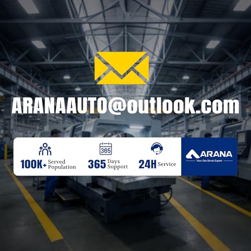 ARANA Snowmobile Trailer Struts 36 inch 200LB Shock, Heavy Duty Long Gas Strut 36 inch for Heavy Duty Lid Trap Door RV Kicthen Door Custom Wooden Cover(Fit 180-220lbs Lid), 2 Pcs - size: 36 inch