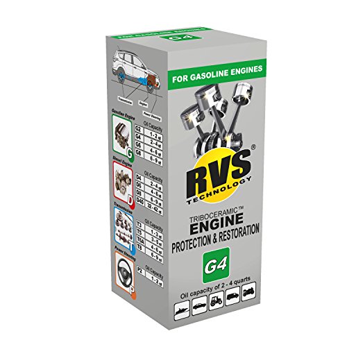 G4 Engine Oil Treatment, for Gasoline Engines with a Motor Oil Capacity up to 4 quarts; Save Fuel, Boost Power and Safely Restore and Protect Your Car, Truck, and All Other Engines - size: 4 Qts