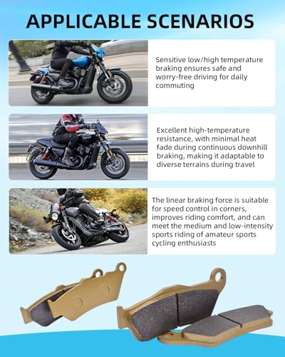 XG500 XG750 Brake Pads for Harley Davidson, Ceramic