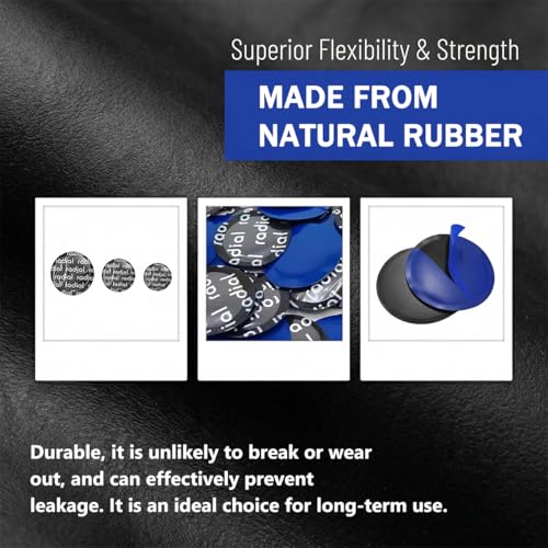 Bittwee 90PCS Tire Repair Patch Kit Rubber Tubeless Inner Tube Repair - size: 90PCS