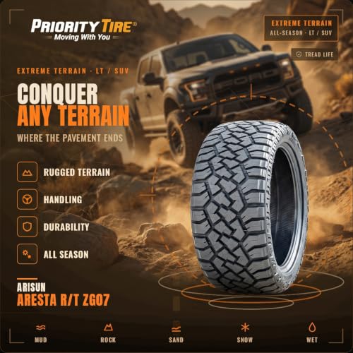Arisun Aresta R/T ZG07 LT265/70R17 123/120Q Rugged Terrain E (10 Ply) Tire