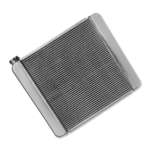 Universal 22" x 19" Aluminum 2 Rows Radiator For GM Chevy SBC BBC - size: 22" x 19"