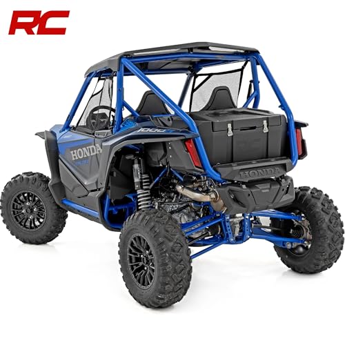 Rough Country Rear Cargo Box for Honda Talon 1000 X/R/X4/XS/RS - 60 Gallon Capacity, Waterproof, UV & Scratch Resistant