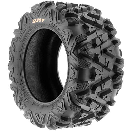 SunF ATV Tires 23x8-11 Front & 24x11-10 Rear UTV All Terrain Tires 6 Ply Tubeless S033, Set of 4 - size: 23x8-11 & 24x11-10