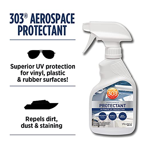 303 Products Marine Protectant UV 비닐 플라스틱 고무 유리 섬유 가죽 등 - 먼지 방지 무독성 자동차 액세서리 - style: 295.7ml(10온스)