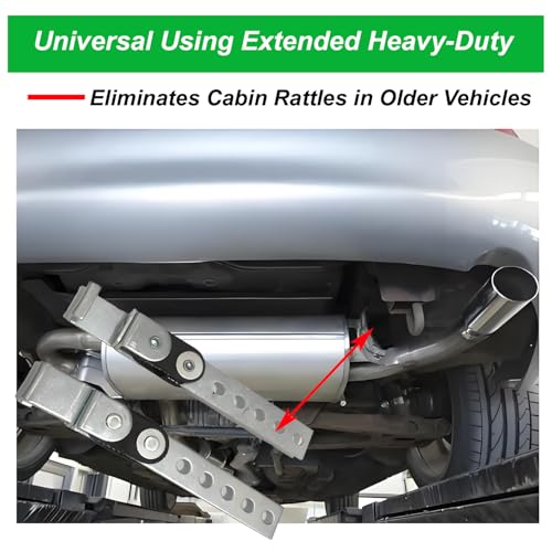 Exhaust Hanger Open End Heavy Duty 360° Swivel Universal Fit 2 Pack - size: 2 Pack