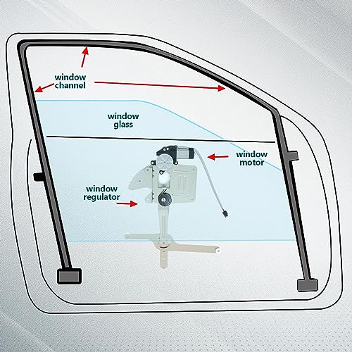 FINDAUTO Power Window Lift Regulator for Chevrolet for Blazer for 1995-2005