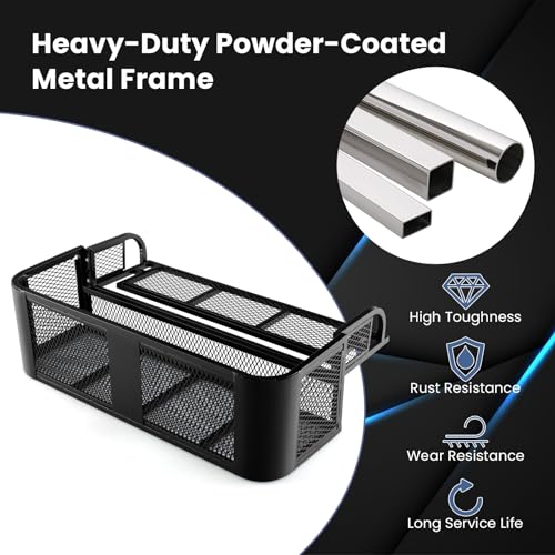 IRONMAX ATV 후면 드롭 카고 바스켓, 31.8cm(12.5인치) 보호 레일 포함 - style: ATV 후면 카고 바스켓