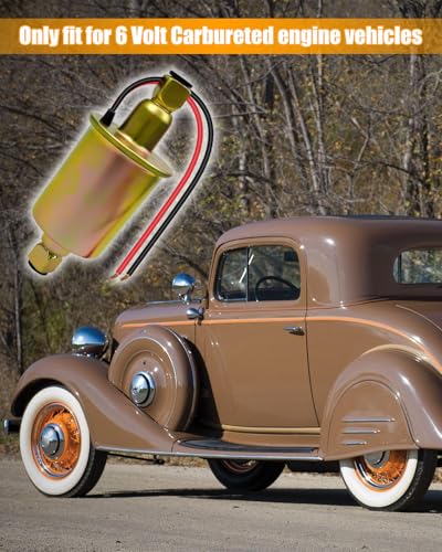 6 Volt Universal Electric Fuel Pump Fit for Carbureted E8011 SP1124