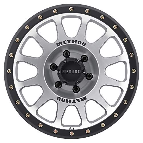 Method Race Wheels 305 NV Machined/Black Street Loc 16x8" 6x5.5", 0mm offset 4.5" Backspace, MR30568060300 - color: Machined/Black Street Loc, size: 16x8 inches, 6x5.5, 0/4.5"