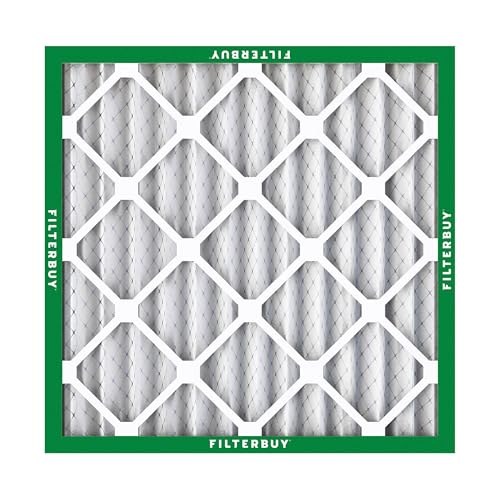 Filterbuy 12x12x2 Air Filter MERV 8 Dust & Allergy Defense (4-Pack) - size: 12x12x2