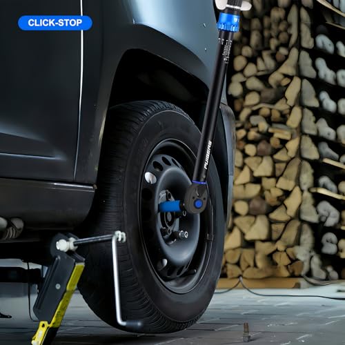 3/8 inch Drive Click Torque Wrench, Click Torque Wrench 3/8 Torquimetro 10-110 FT.LB/13.6-149.2 Nm, Dual-Direction Adjustable 72 Tooth for Bike Moto and Car Repair - size: 3/8" 10-110 FT.LB