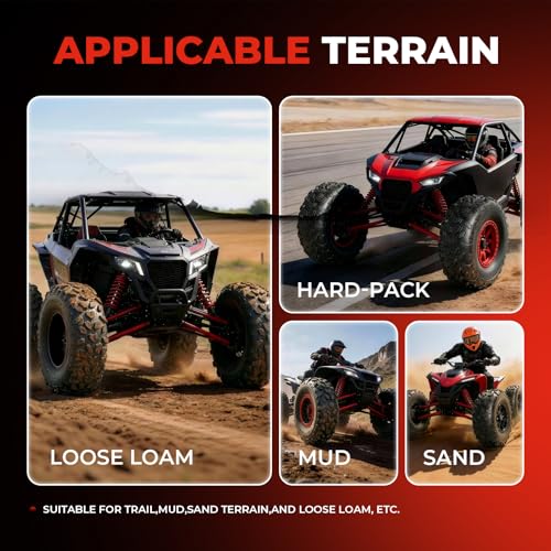 19x7-8 ATV/UTV Tires, Set of 2, 19x7x8 Mini Bike Tires, 4PR