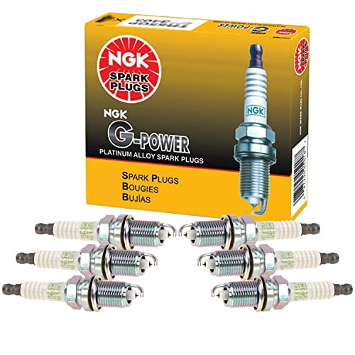 NGK Set of 6 G-Power Platinum Spark Plugs For Acura Honda Mazda V6