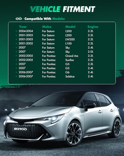SCITOO Starter Fit For Chevrolet Cobalt 2005-2007 2.2L 6493N - size: 6493N