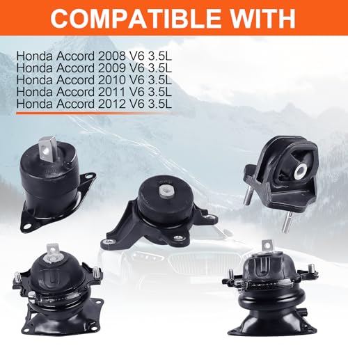 Engine Motor Mount Set ,Replaces A4575EL A65003 A4577 A4561 A65028EL - size: Accord 12-08 3.5L