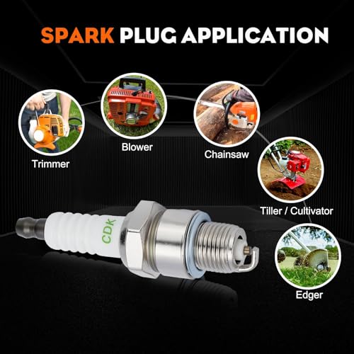 BPR6HS Spark Plug for Torch E6RTC NGK BPR6HS Toro 119-1961 - size: BPR6HS 2pack