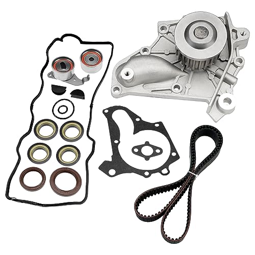 Timing Belt Kit with Water Pump, Fit For 1987-2001 Toyota Camry Solara 2.2L - size: TBK138