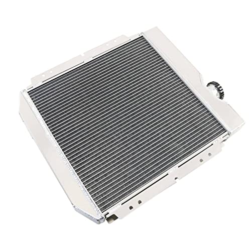 3 Row Radiator For Ford Mustang 1964-1966 Falcon Comet 1960-1965 - size: 3 Row Radiator+CNC 1.3Bar Cap