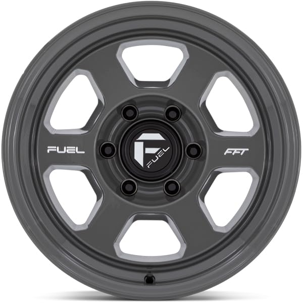 Fuel 1PC D860 17X8.5 6X5.5 BTL-GRAY -10MM - FC860AX17856810N - color: BATTLESHIP GRAY, size: 17X8.5, 6X5.5, 4.36, -10mm