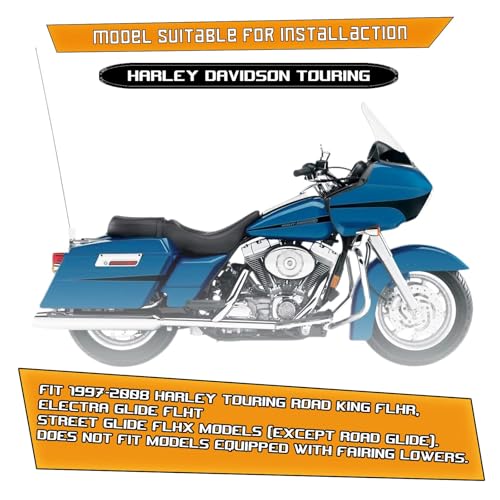 Kinglemc Crash Bar Engine Guard for Harley Davidson Touring(Chrome-B) - color: Chrome-B