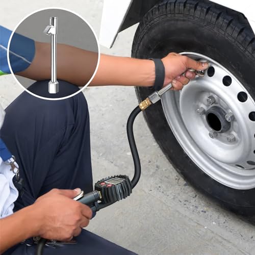 ENDARK Tire Inflator Pressure Gauge for Air Compressor - Digital Air Chuck - color: Gray