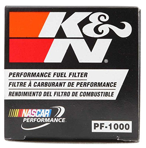 K&N Gasoline Fuel Filter: High Performance Fuel Filter, Premium Engine Protection, Compatible with 1982-2013 GM Truck/Passenger Car Fuel Injected Gasoline Engines, PF-1000