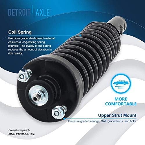 Detroit Axle - 2 Front Struts for 1996-2000 Honda Civic - size: 171291L_171291R/PAIR