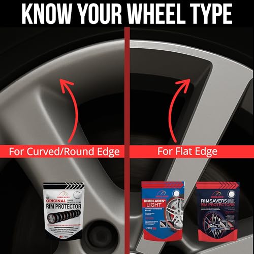 Rimblades Original Silver Alloy Wheel Protectors - 9 Color Options - color: Silver