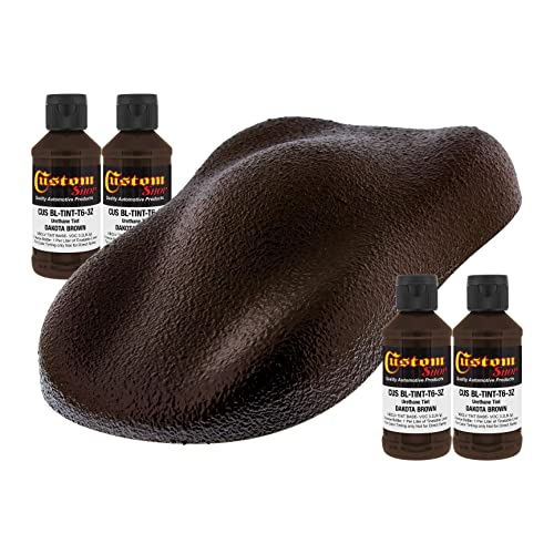 Custom Coat 3 Ounce, Dakota Brown, Bed Liner Tint Concentrate, 4 Pack - color: Dakota Brown, size: 3-Ounce (Pack of 4)