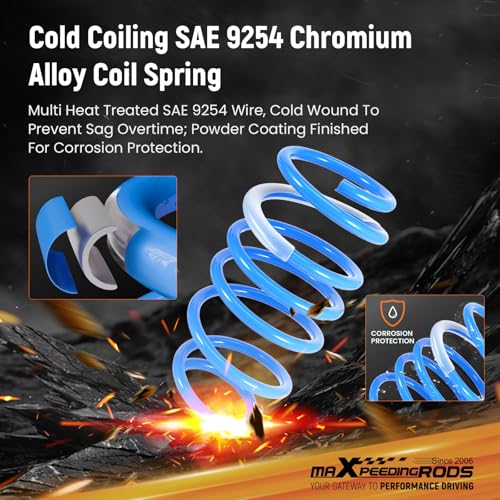 maXpeedingrods Lowering Springs for Honda Civic DX LX EX SI 2012-2015 - size: Civic 2012-2015 Excluding Hybrid