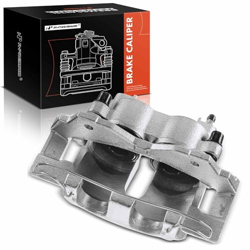 A-Premium Front Left Driver Disc Brake Caliper with Bracket - style: ATE Brake System Front Driver