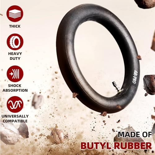 (2-Pack) AR-PRO 3.00/3.50-12" Dirt Bike Inner Tubes with TR4 Valve Stem - 80/200-12 Motocross Bike Tire Replacement Inner Tubes Compatible with Honda CRF50/XR70, Yamaha TTR 90/100, and More - size: 3.00/3.50-12", TR4 Valve
