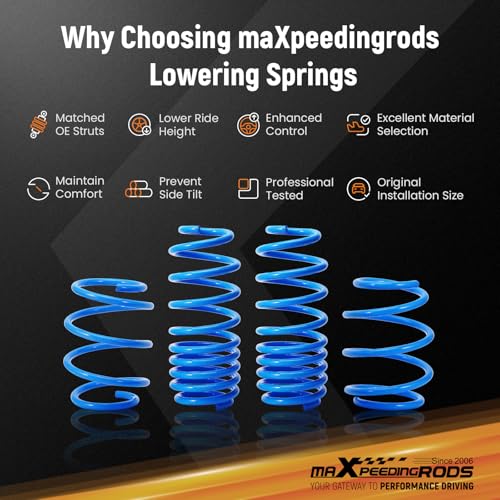 maXpeedingrods Lowering Springs for Honda Civic 2016-2025 - size: Civic 2016-2025