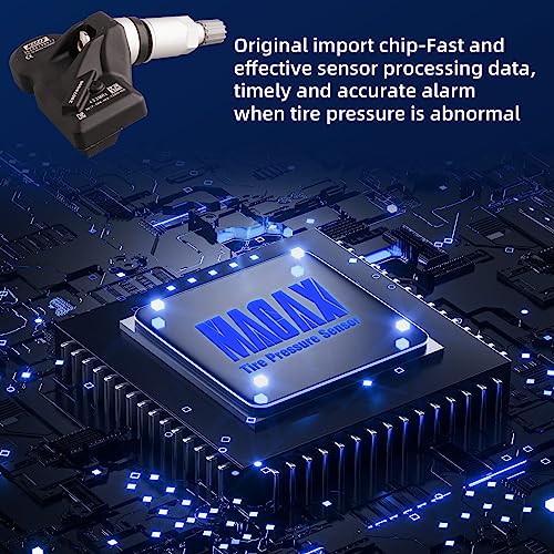 4Pcs TPMS Tire Pressure Monitoring System Sensor 433 MHz OBD/Auto Re-learn Adaptation Compatible with BMW 335i 328i 435i Mini Replaces 36106798872 6798872 36106890964 36106874830 - color: TPMS-36106798872