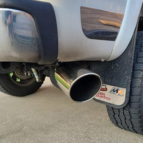 A-KARCK Exhaust Tip 3" Inlet to 6" Outlet, 15" Overall Length Polishing Bolt On Exhaust Tailpipe Tip Protect Tailpipe - size: 3" Inlet 6" Outlet 15" Long, style: POLISHED