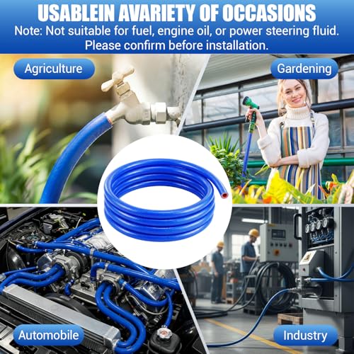 Outus 3/8" Id, 10ft Silicone Heater Hose,Coolant Radiator Hose, Blue, 1 - color: Blue, size: 3/8" ID, 10ft