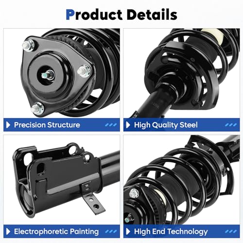 Front Struts Assembly Fit for Dodge Avenger 2008-2014 (2.4L Sedan FWD)