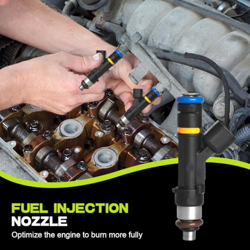 Fuel Injector For Mazda 3 2004 2005 2006 2007 2008 2009 2010 2011 2012 2013 - size: For Mazda 3/5/6/MX-5 Miata 2.0L/2.3L (2004-2015)