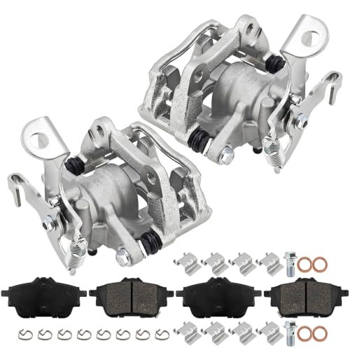 Rear Pair Brake Caliper Kit for Nissan Sentra 20-25 2.0 S SR SV - color: Rear Pair, size: with Pads