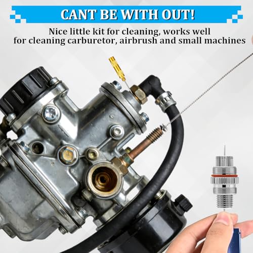 Carburetor Cleaning Kit, Torch Tip Stainless Steel Cleaner Set