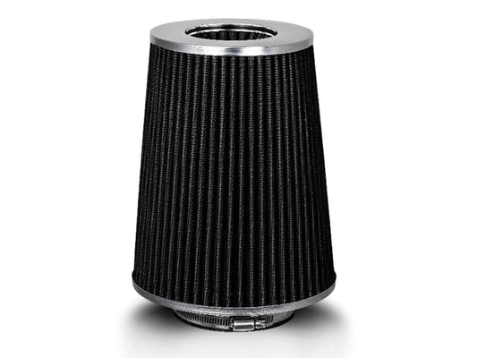 Rtunes Racing 4-Inch 102mm Truck Dry Cone Air Filter, Black, 8-Inch Tall - size: Truck 4"