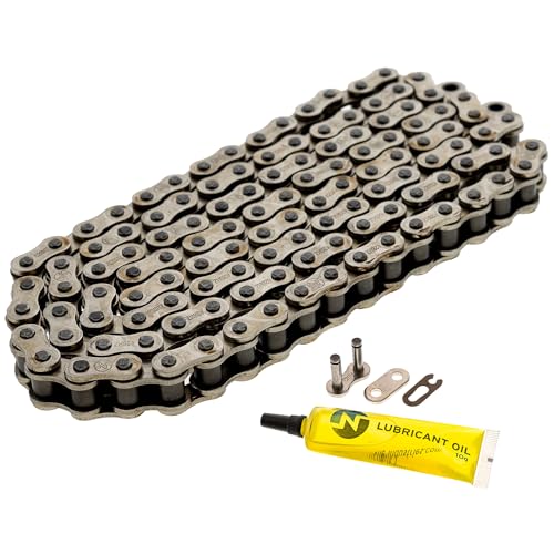 NICHE Drive Sprocket Chain Combo for Kawasaki KLX140 Front 14 Rear 50 Tooth 428 Standard 122 Links - size: Standard Chain