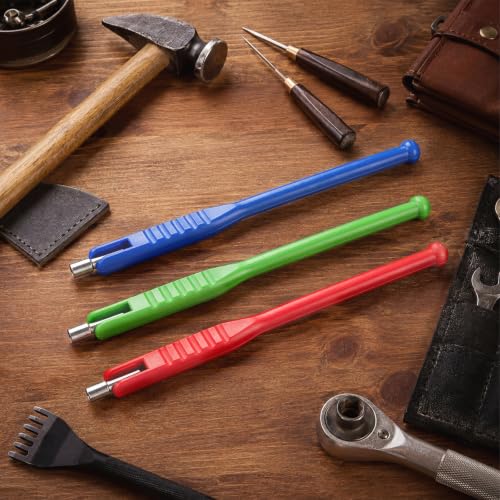 3 Pcs Tire Valve Stem Puller with Tire Valve Core Installer Tool No Scratch Car Tires Valves Stem Removal Tool Installation Repair for Universal Car Truck Motorcycle Adapter Replacement