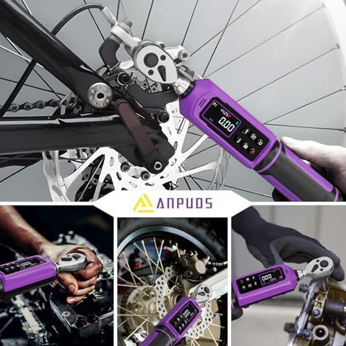 ANPUDS Digital Torque Wrench 3/8", ±1% Accuracy, 0.66-44.25 Ft-lb - size: 0.66-44.25 Ft-lb