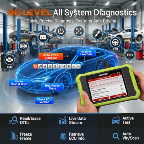 LAUNCH Creader Elite X500 for Honda OBD2 Scanner Bi-Directional Scan Tool
