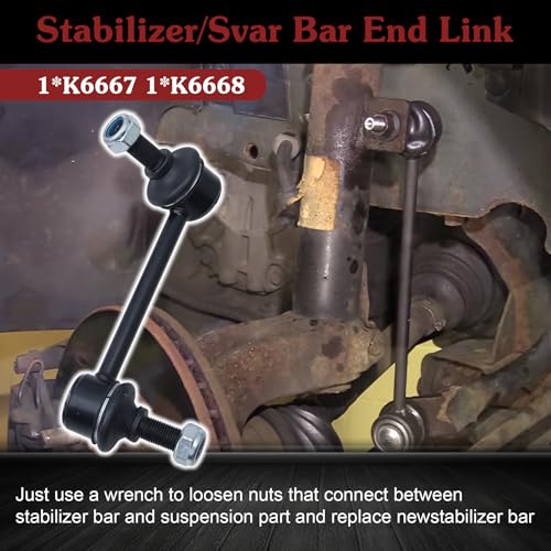 2* K6667 K6668 Rear Sway Bar Link - Restore Rear SUV Control - color: 1*K6667 1*K6668, size: Sway Bar Link