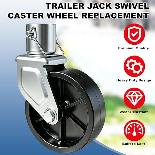 6-Inch Trailer Jack Wheel Replacement
