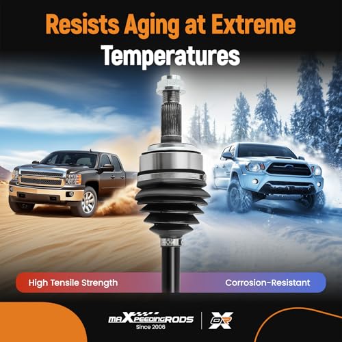 maXpeedingrods 2PCS Front Left and Right CV Axle Shaft Assembly for Chevy - size: Front Driver and Passenger Side