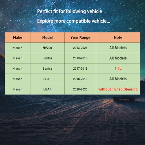 Front Outer Inner Tie Rods for Nissan Sentra 2013-2019/ NV200 2013-2021 - size: 4p for nv200 13-21